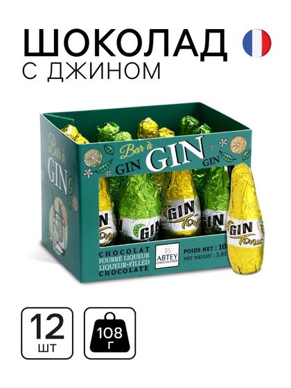 Конфеты шоколадные, набор, Gin&amp;Co с джином, 108 г