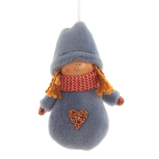 Украшение новогоднее &quot;Девочка&quot;, L9 W4 H16 см, 3в.