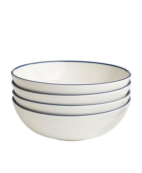 Maze Denim Line Cereal Bowl, Set of 4