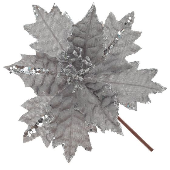 Цветок искусственный &quot;Пуансеттия&quot;, L20 W20 H15 см, 2в.