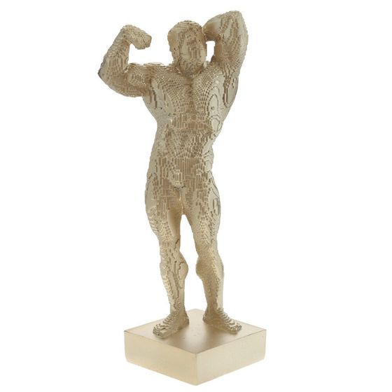 Фигурка декоративная &quot;Бодибилдер&quot;, Д9 Ш9 В25 см