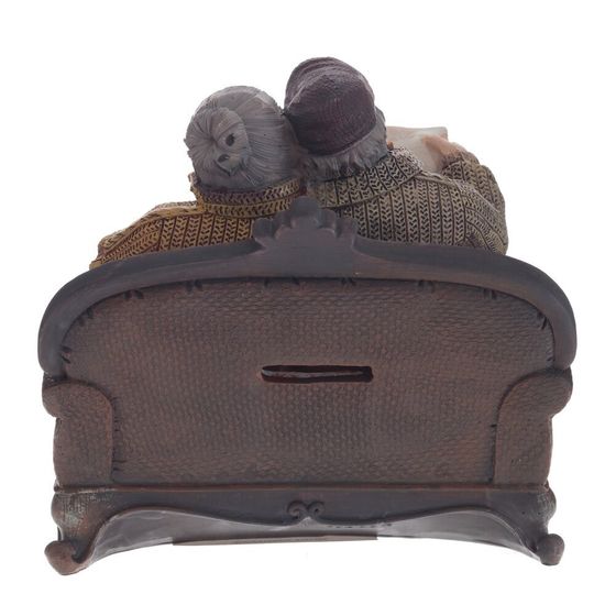 Копилка "Бабушка с дедушкой", Д15 Ш11,5 В15,5 см, 1 штука, дизайн микс