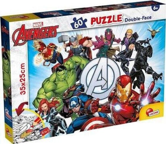 Lisciani LISCIANI MARVEL PUZZLE DF M-PLUS 60 AVENGERS