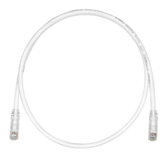 Патч-корд Panduit UTPSP2MY RJ-45 вил.-вилка RJ-45 кат.6 2м белый ПВХ