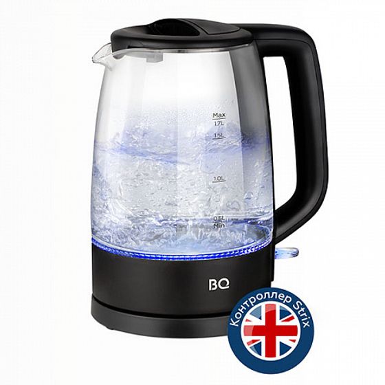 Чайник электрический BQ KT1839G 1.7л 2200Вт черный