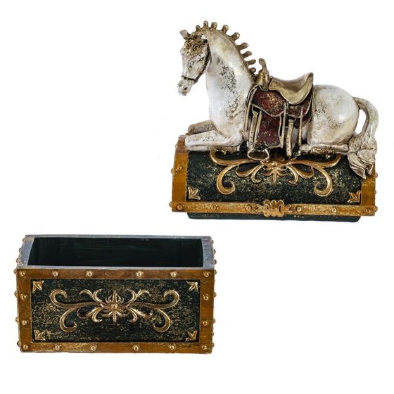 Шкатулка &quot;Лошадь&quot;, L14,5 W9 H20 см