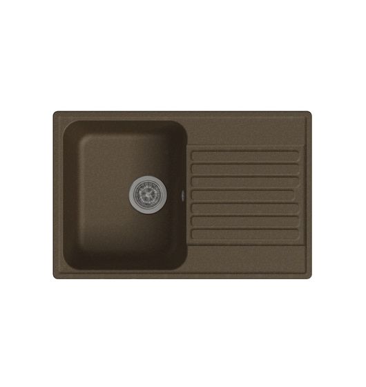 Мойка LEX GENEVA 740 CHOCOLATE 74х48 кварц коричневый