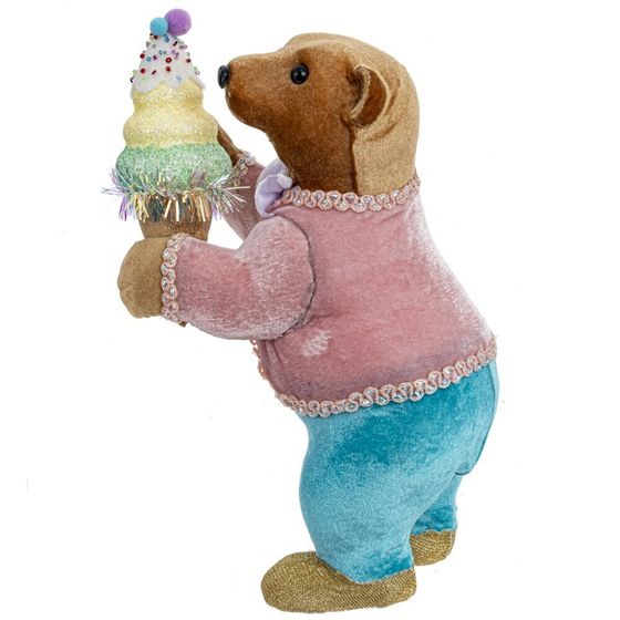 Украшение новогоднее &quot;Медвежонок&quot;, L12 W17 H30 см, 2в.