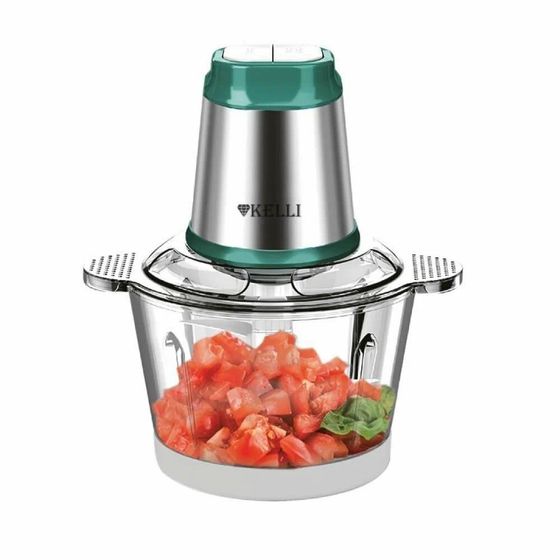 Измельчитель Kelli KL-5216 2.8л 1300Вт зеленый/стальной