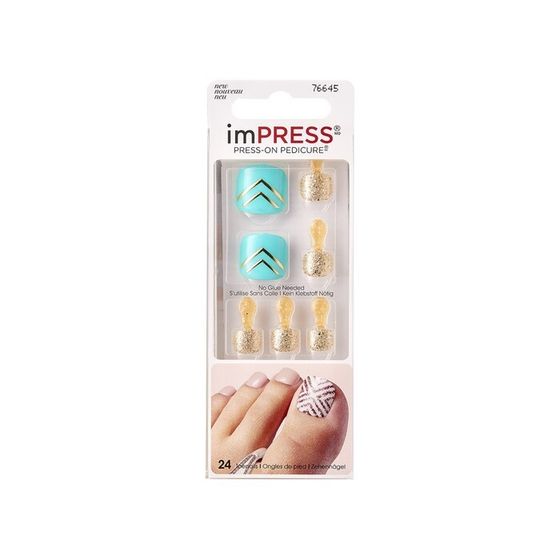 Твердый лак Kiss imPRESS Toe Nails BIPT013C «Модные ножки»