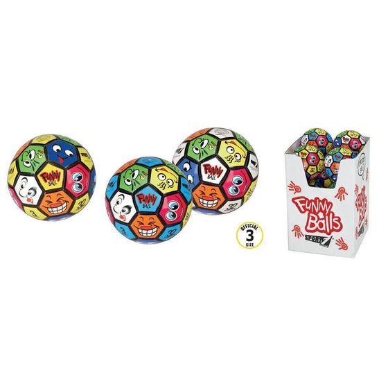 SPORT ONE Funny Ball Cuoio Sintetico Soft-Touch. Misura 3 Football Ball