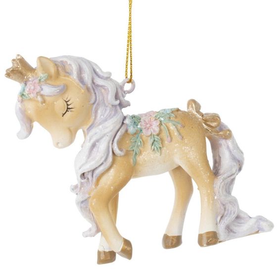 Фигурка декоративная подвесная &quot;Лошадка&quot;, L8 W2,5 H7,5 см