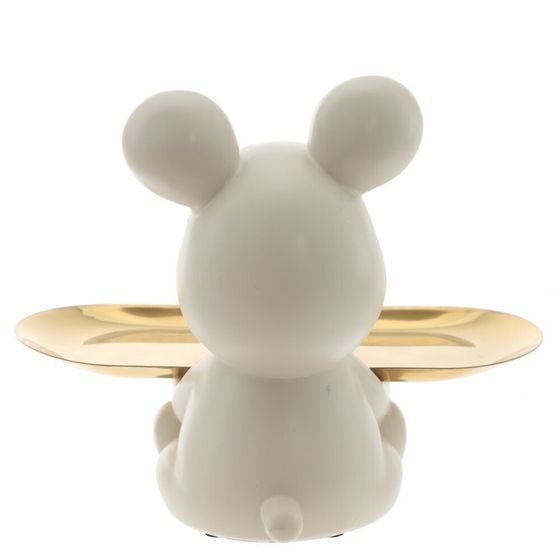 Фигурка декоративная с подносом "Медвежонок", L22 W17 H19 см