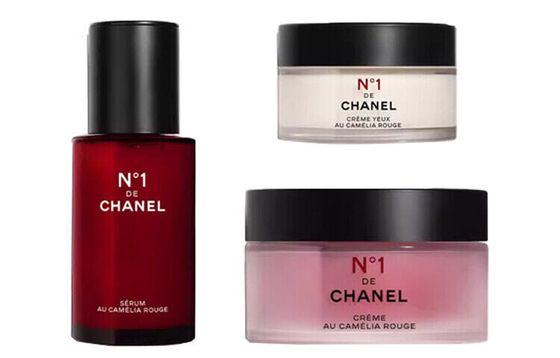 CHANEL No. 1 Red Camellia Trilogy Skincare Sets Hydrating Repair 30ml+15g+50g