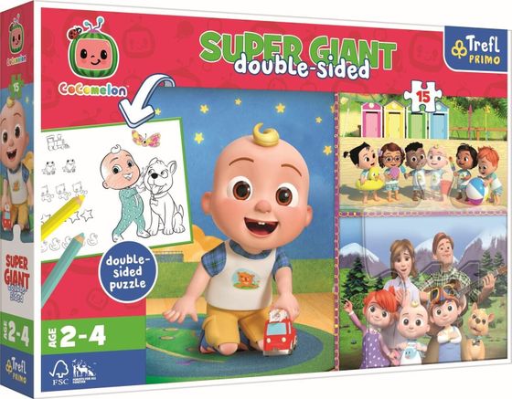 Trefl Puzzle Giant 15 деталей Cocomelon С Днем Друзей