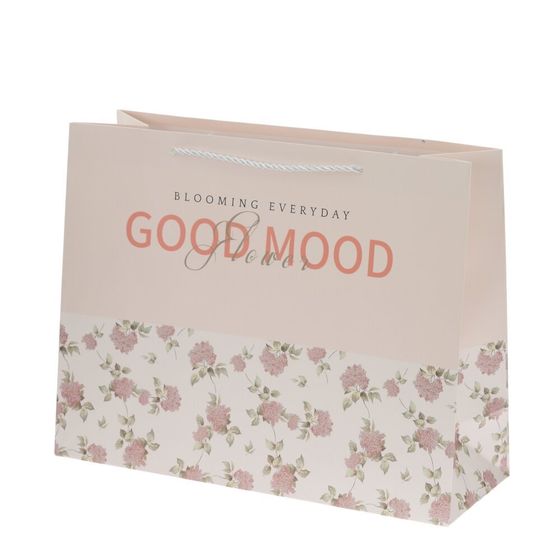 Пакет подарочный L (бумага 250г/м2, блок 12шт), L42 W15 H33 см, 4в.