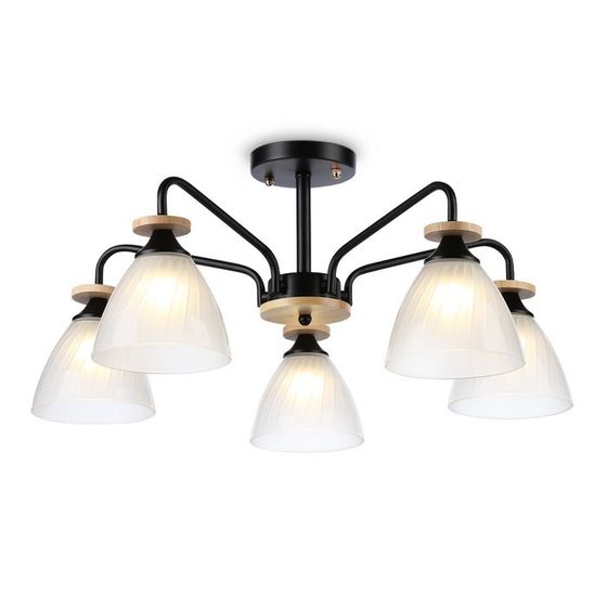 Люстра подвесная Ambrella light, Modern, TR9571, 5хE27, цвет чёрный