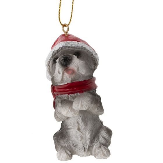 Фигурка декоративная подвесная "Собачка", L4 W4 H6,5 см, 2в.