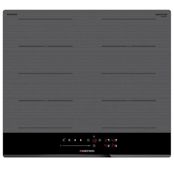 Индукционная варочная панель с инвертором Meferi MIH604GR COMFORT PLUS серый