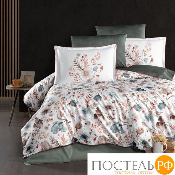 11903 КПБ DO&amp;CO Сатин DELUX PREMIUM 200*220 (50*70/2) (70*70/2) MADENA бежевый