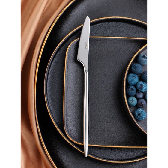 Нож десертный «Торнбери», длина 19,6 см, толщина 7,5 мм, цвет серебряный