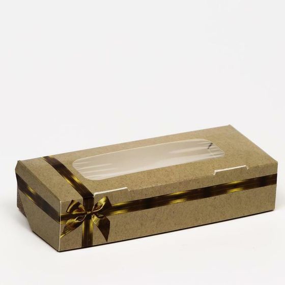 !09 Коробка складная (набор 8 штук) "Подарок" 17 х 7 х 4 см.