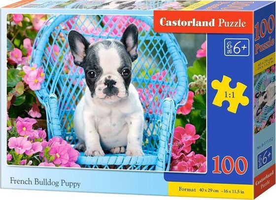 Castorland Puzzle 100 French Bulldog Puppy