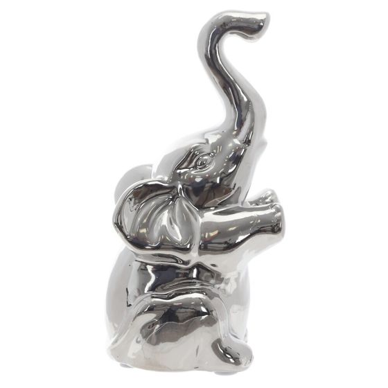 Набор из 2-х фигурок декоративных "Слон", L14 W6,5 H15,5 см