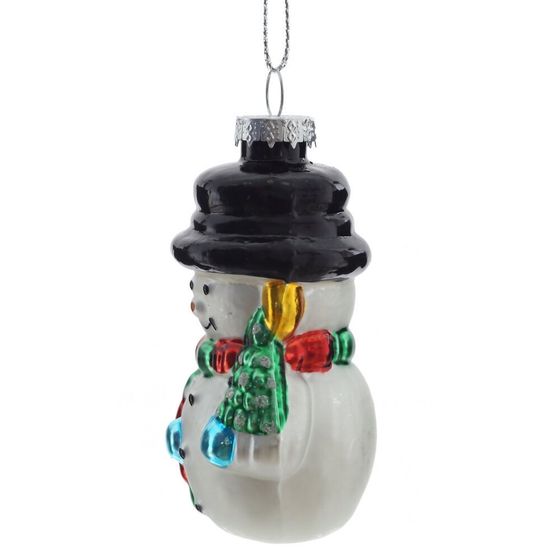 Украшение новогоднее &quot;Снеговик&quot;, L5 W4 H9,5 см, 3в.
