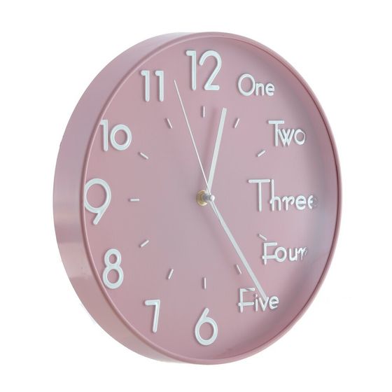 Часы настенные декоративные (1xАА н/п), L29,5 W4 H29,5 см