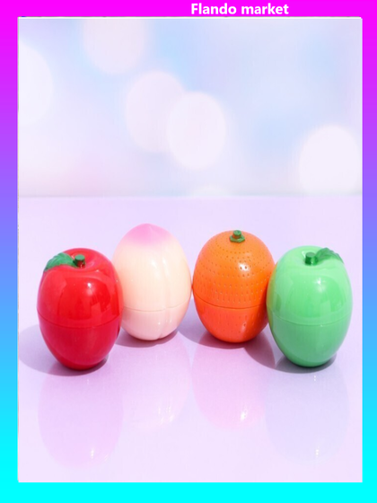 !09 Набор из 3-х штук - Бальзам для губ «Фрукты», дизайн микс