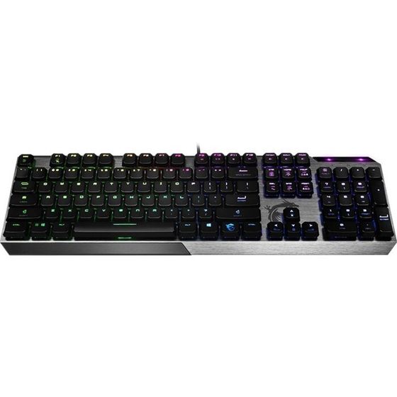 Клавиатура MSI Vigor GK50 Low Profile RU механическая черный USB Multimedia for gamer LED