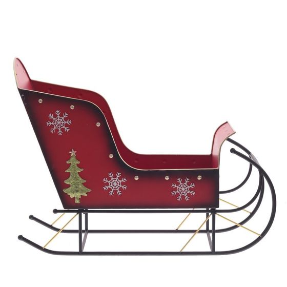 Фигурка декоративная &quot;Сани&quot;, L66 W26 H52 см