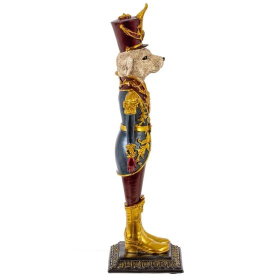 Фигурка декоративная &quot;Солдатик-собака&quot;, L9 W9 H32 см