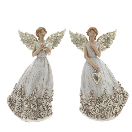 Фигурка декоративная &quot;Ангел&quot;, L10 W6,5 H17 см, 2в.