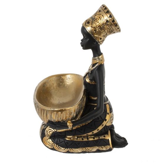 Фигурка декоративная &quot;Африканка&quot;, L13 W11 H18,5 см