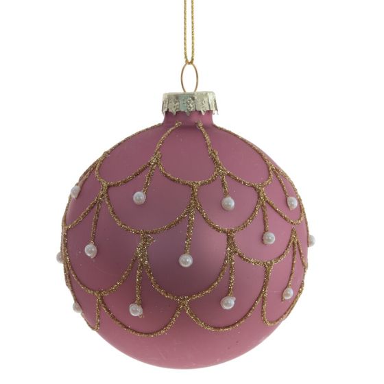Украшение новогоднее "Шар", D 7 см, L7 W7 H9 см
