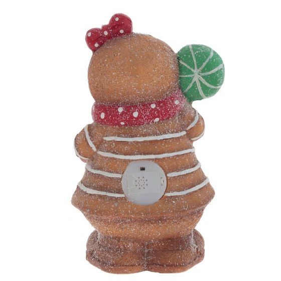 Фигурка декоративная с подсветкой &quot;Пряник&quot;, L25 W15 H40,5 см (3хAAА н/п)