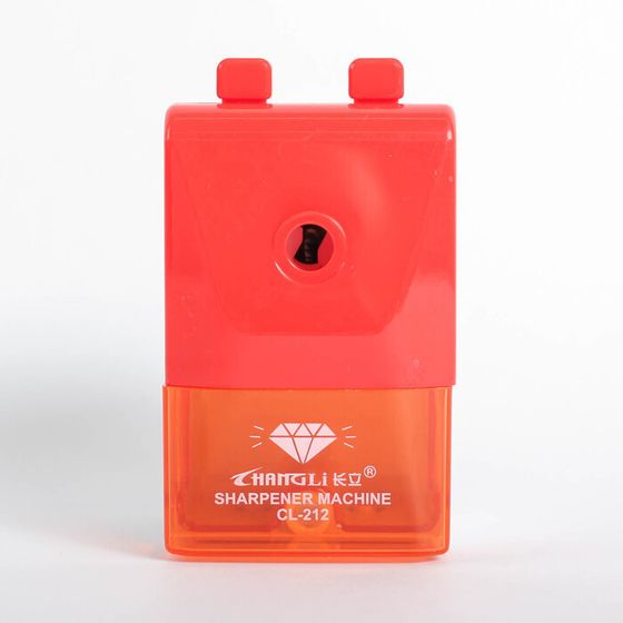 !Точилка механическая с контейнером "Классика", МИКС