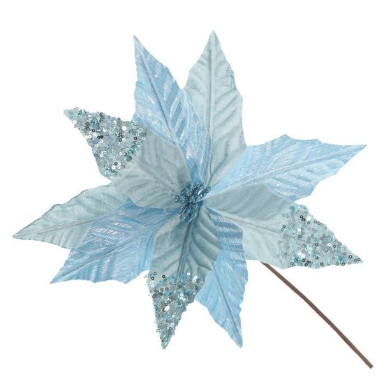 Цветок искусственный &quot;Пуансеттия&quot;, L30 W30 H46 см