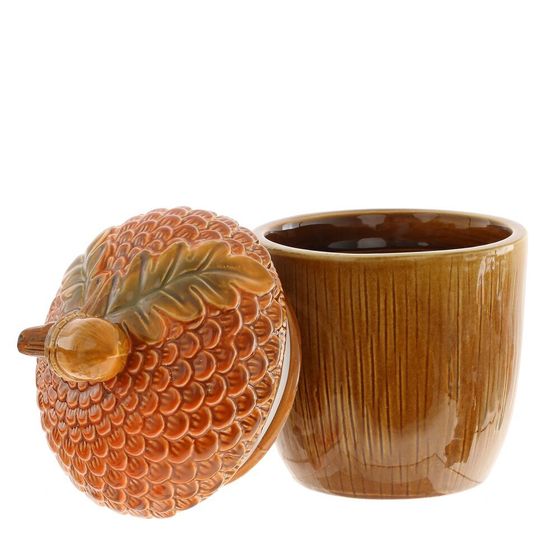 Емкость для сыпучих продуктов &quot;Жёлудь&quot;, 1000 мл, L16 W16 H22 см, 2в.