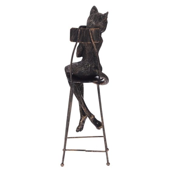 Фигурка декоративная &quot;Кошка&quot;, L9,5 W10,5 H28,5 см