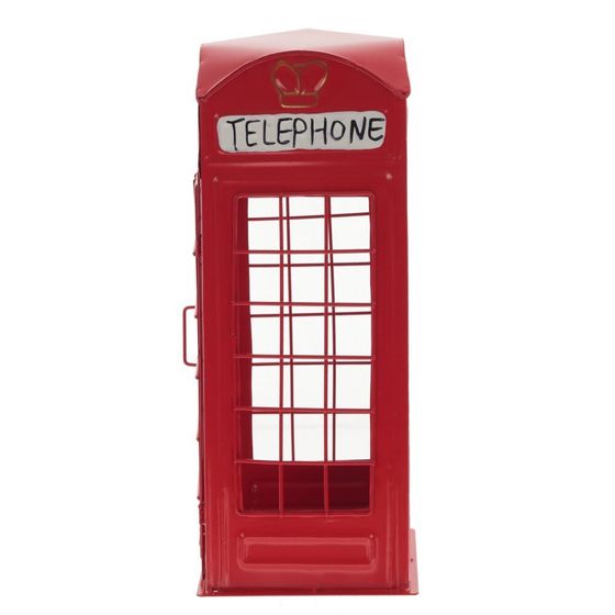 Подставка для бутылки &quot;Телефонная будка&quot;, Д13,5 Ш13,5 В33,5 см