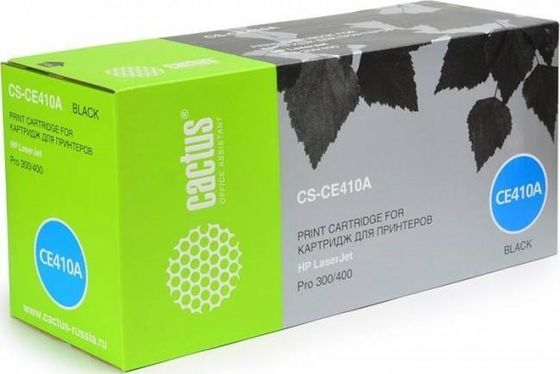 Картридж лазерный Cactus CS-CE410A CE410A черный (2200стр.) для HP LJ Pro 300/M351/400/M451
