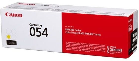Тонер-картридж Canon Cartridge 054 Y 3021C002 для Canon MF645Cx/MF643Cdw/MF641Cw, LBP621/623 (1 200 стр.) жёлтый (GR)