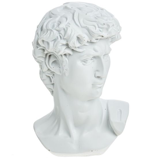 Фигурка декоративная "Голова Давида", Д9 Ш9 В14,5 см