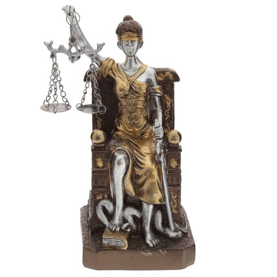 Фигурка декоративная "Фемида", L11 W9,5 H15 см