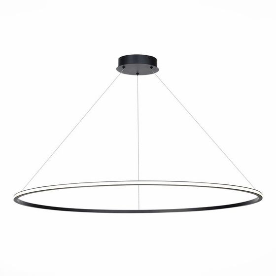 Светильник подвесной St Luce. ST604.443.46. 1х46 Вт, LED, 4000K, 2990 Lm, 80х80 см, цвет чёрный