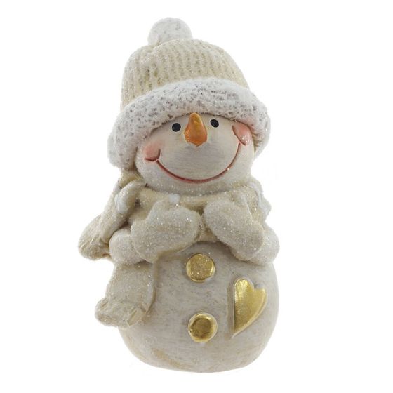 Фигурка декоративная &quot;Снеговик&quot;, L4 W4 H5,5 см, 2в.