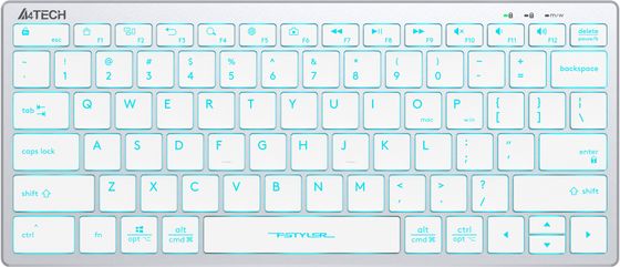 Клавиатура A4Tech Fstyler FX61 LED проводная белый